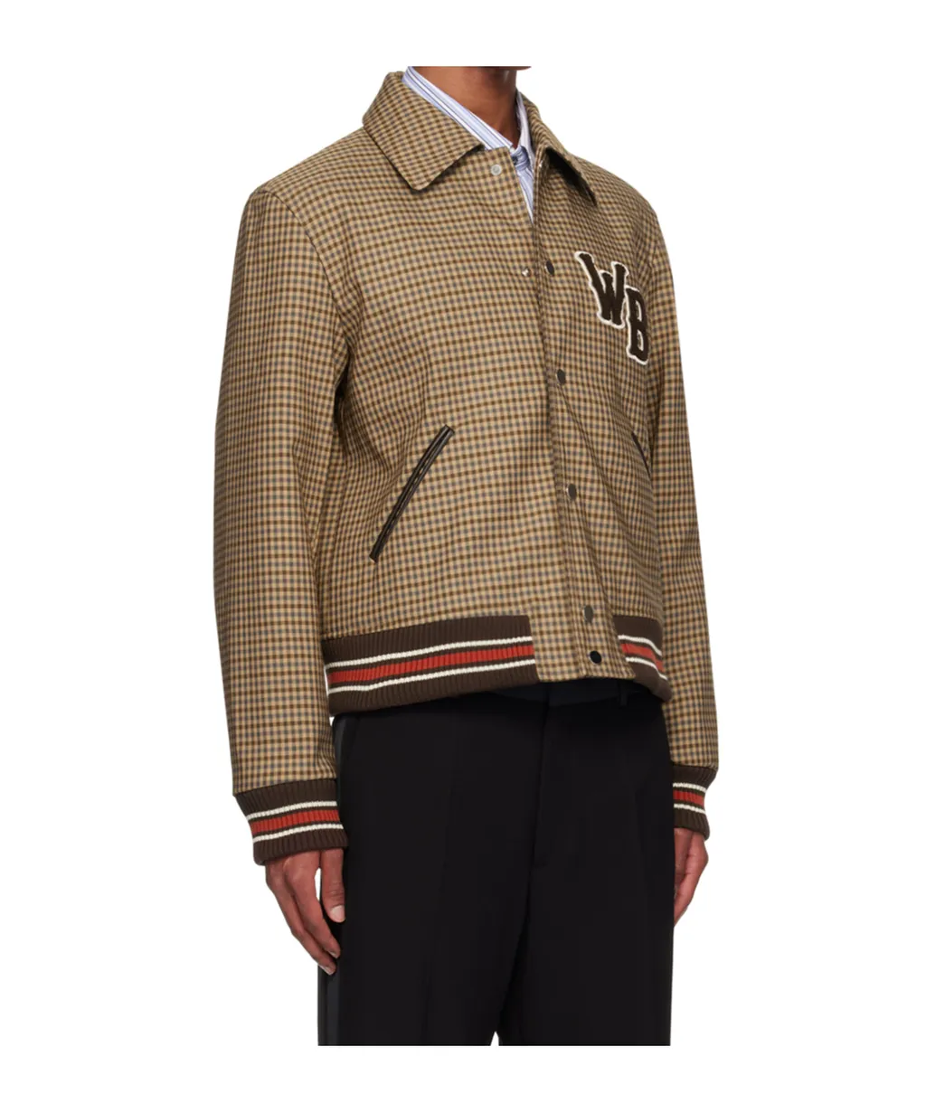 Wales Bonner Homecoming Varsity Checked Jacket