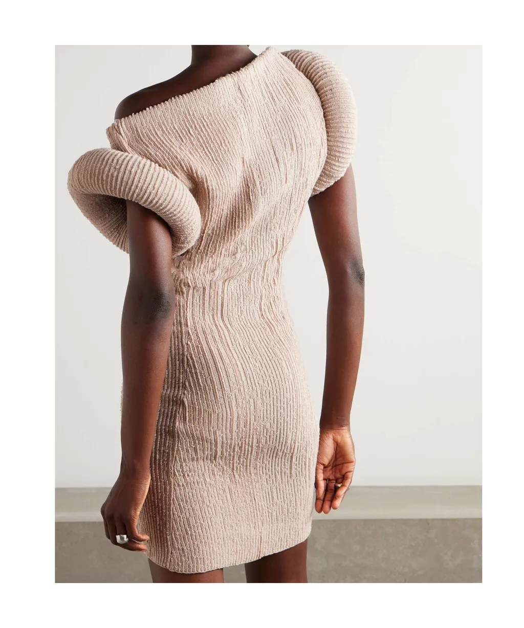 Chunky-Knit Mini Dress