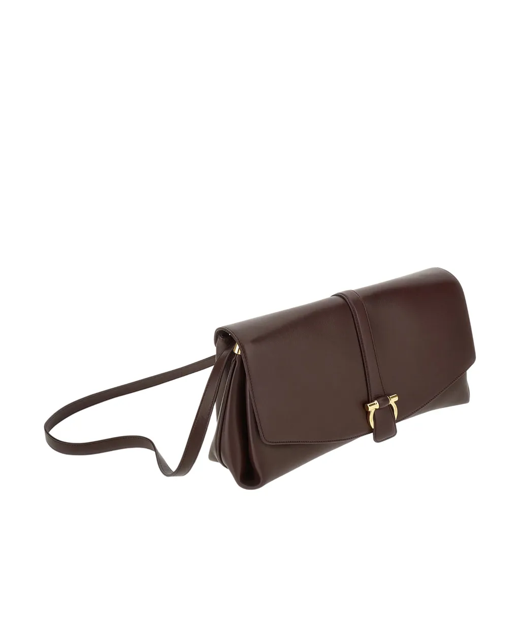 Front Flip Large Shoulder Bag