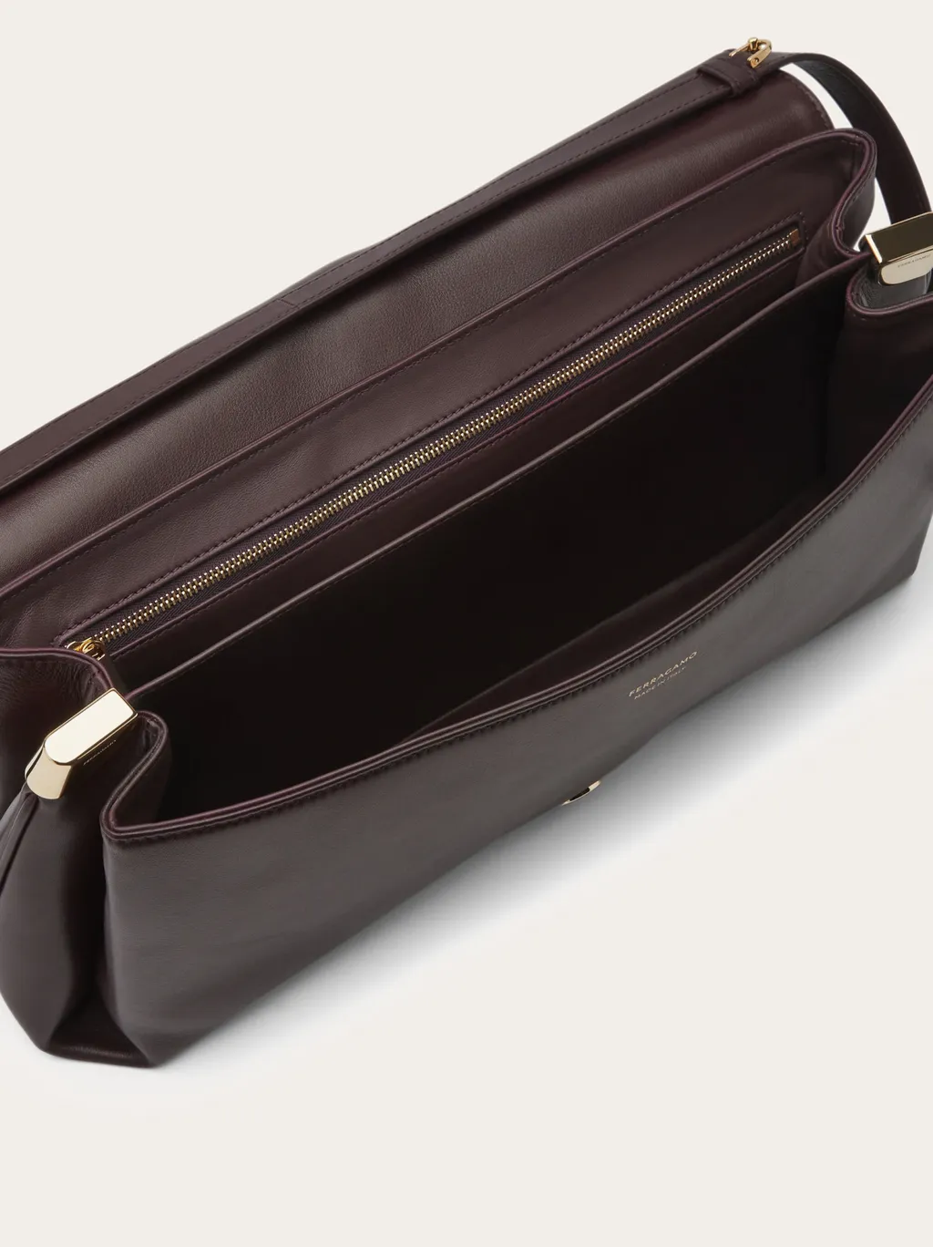 Front Flip Large Shoulder Bag