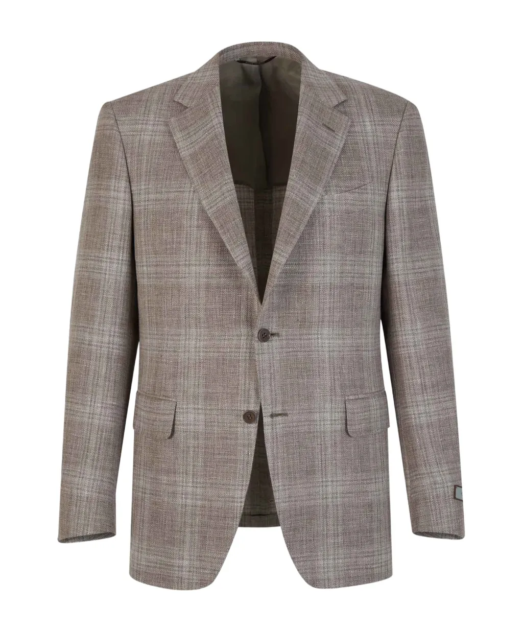 Canali Checked Pattern Blazer