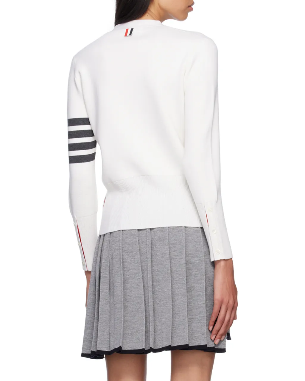 Thom Browne 4-Bar Milano Stitch Buttoned Cardigan