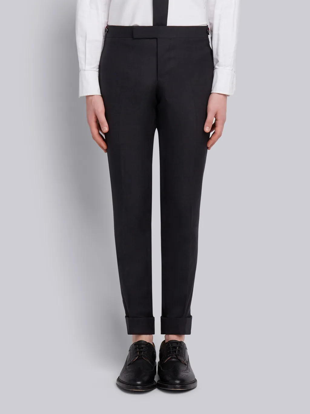 Super 120S Twill Suit With Tie