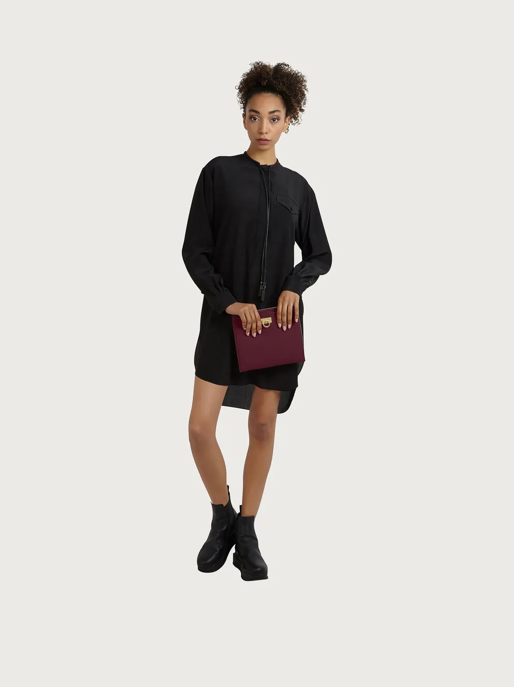 Trifold Cross-Body Bag