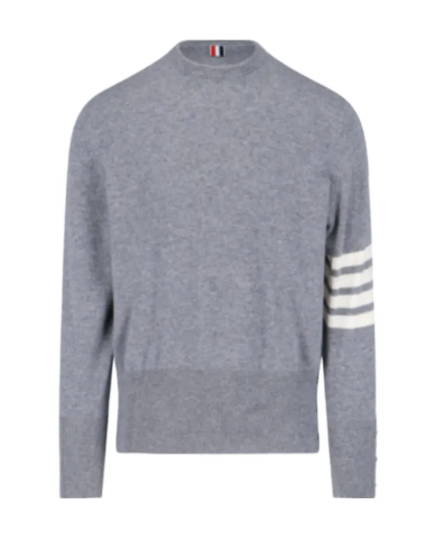 Thom Browne 4-Bar Crewneck Jumper