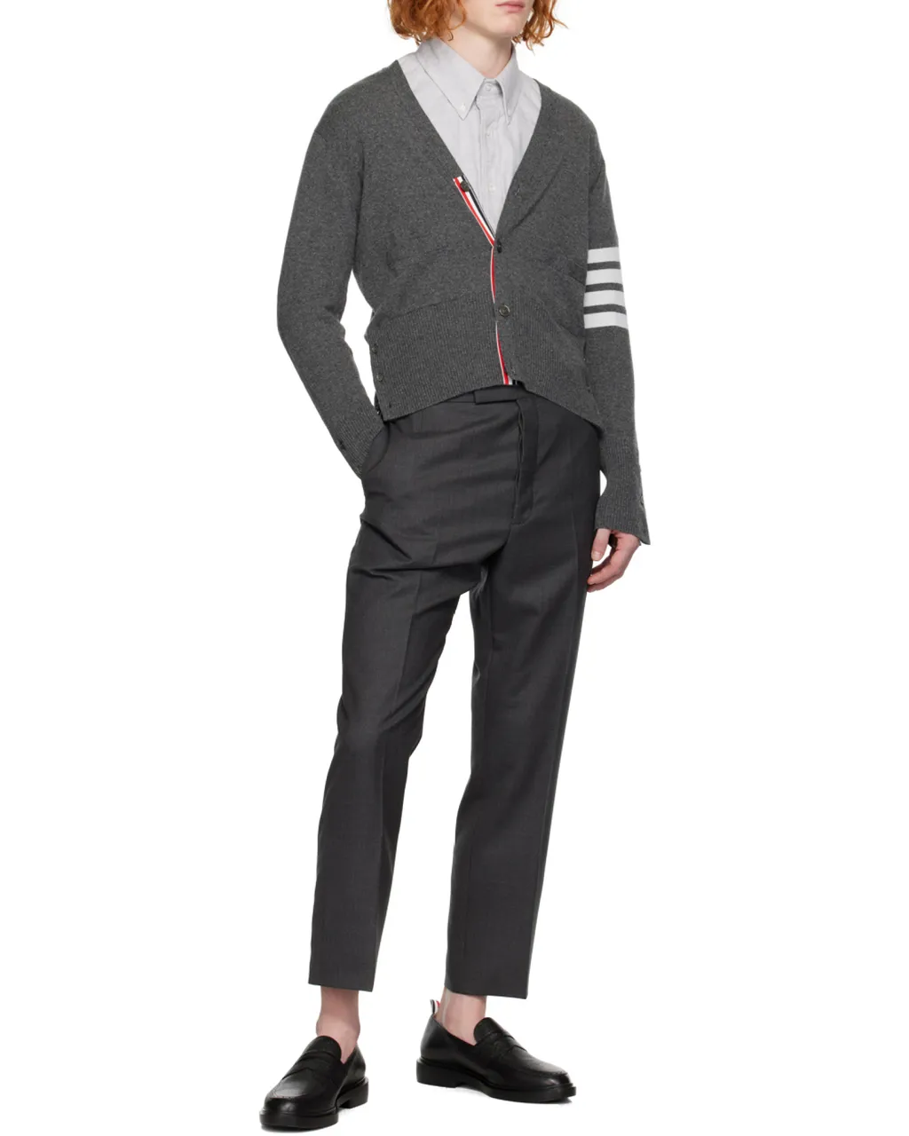 Thom Browne 4-Bar Stripe Cardigan