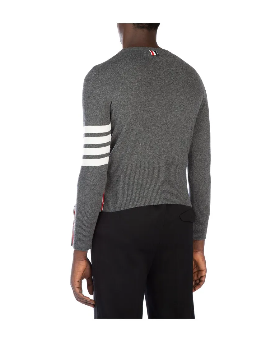 Thom Browne 4-Bar Crewneck Jumper