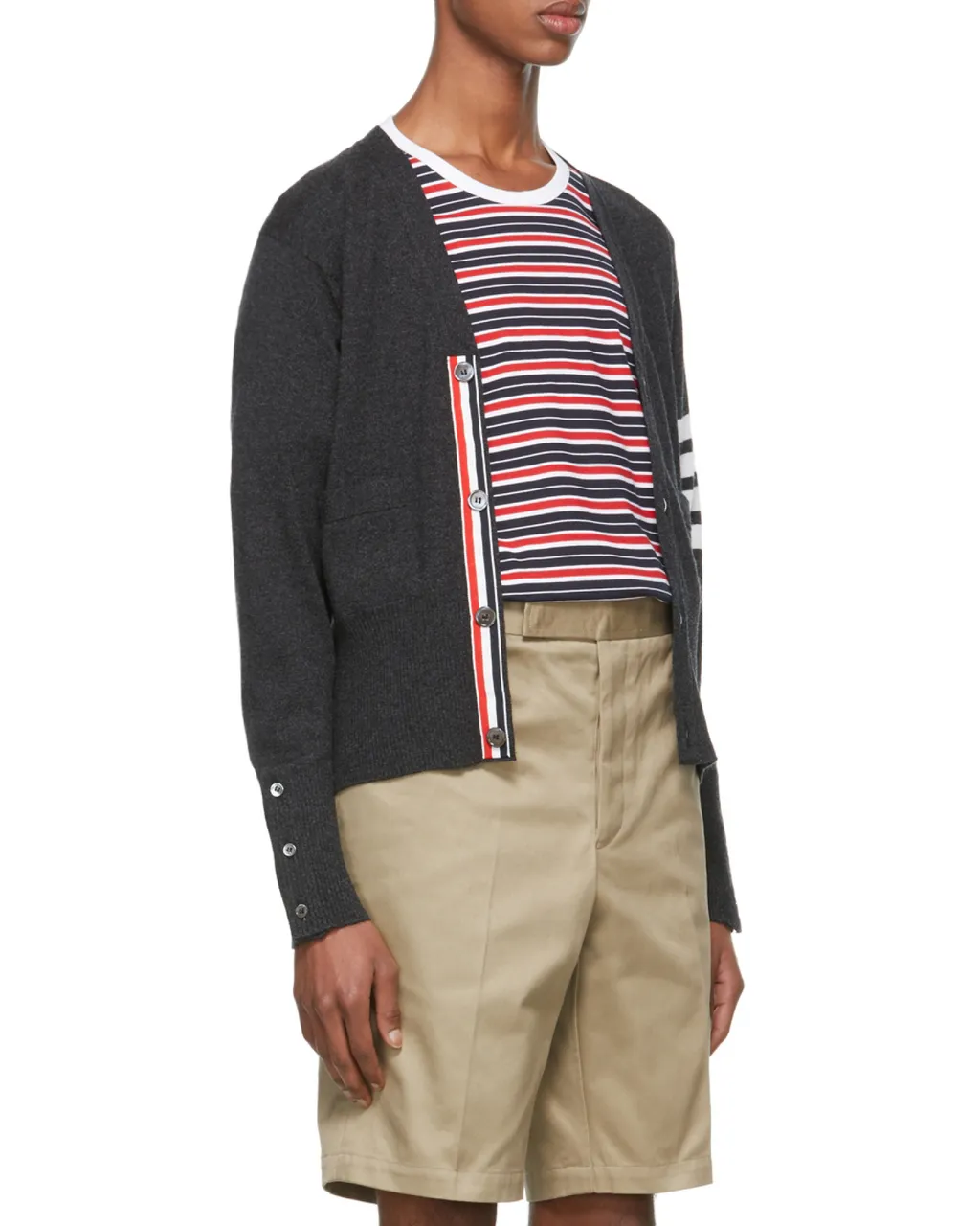 Thom Browne 4-Bar Stripe Cardigan