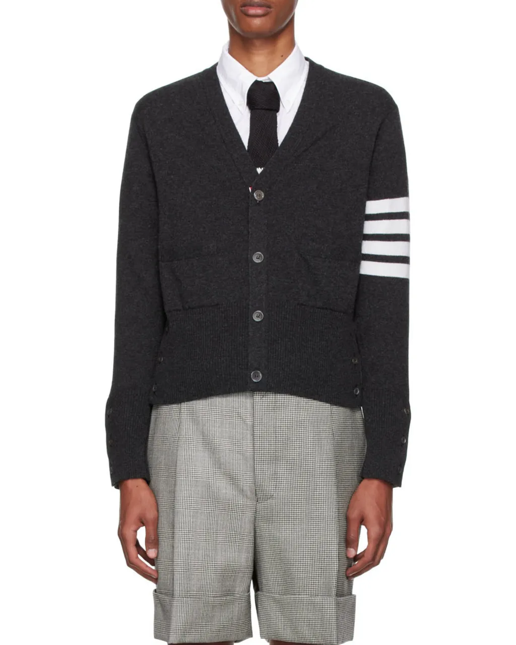 Thom Browne 4-Bar Stripe Cardigan