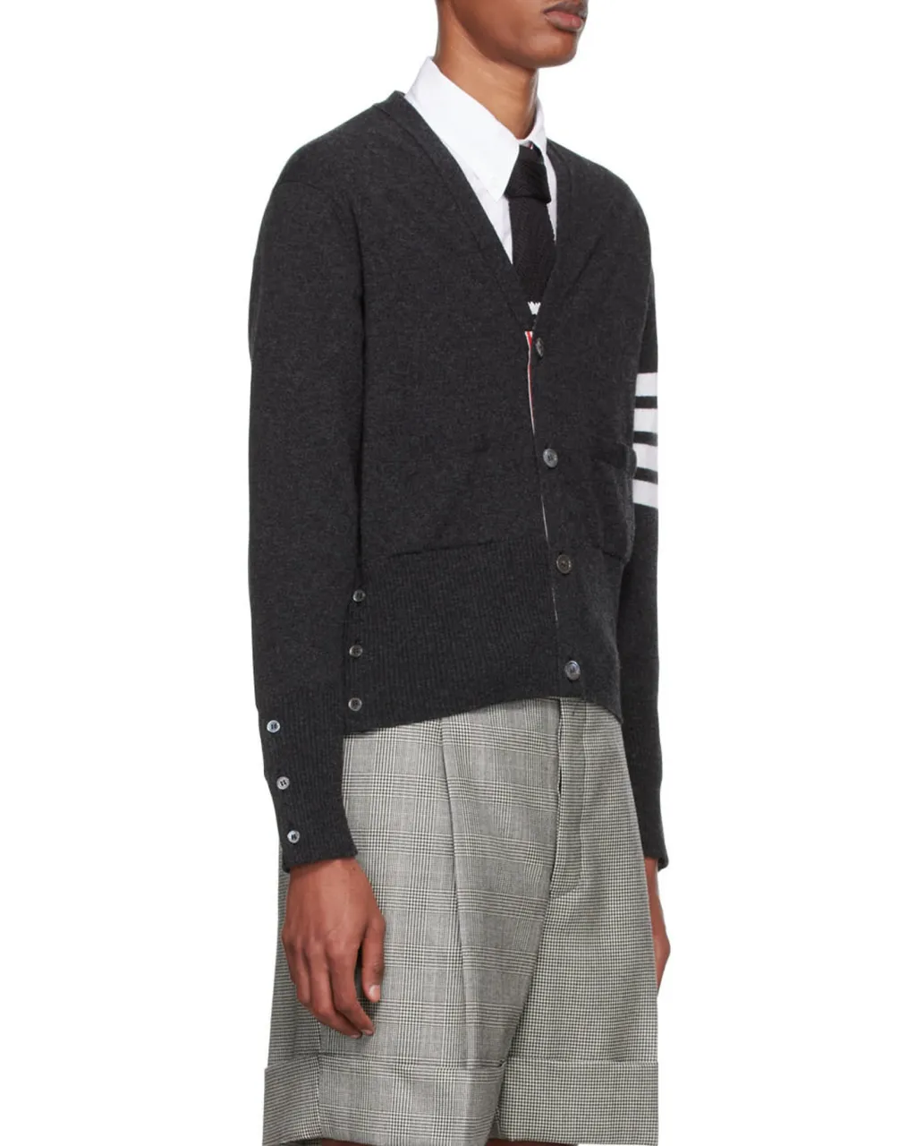 Thom Browne 4-Bar Stripe Cardigan