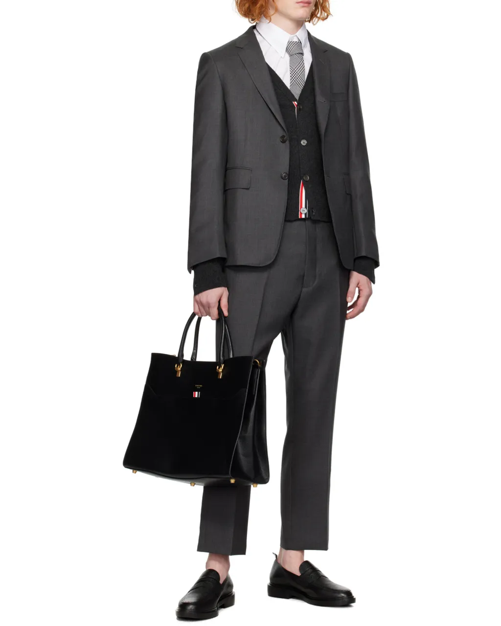 Thom Browne 4-Bar Stripe Cardigan