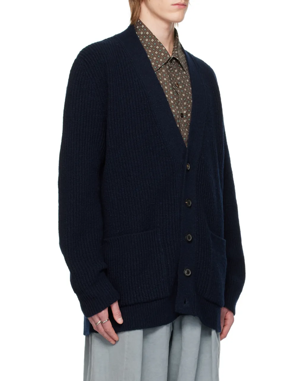 Maison Margiela Buttoned Long-Sleeved Cardigan