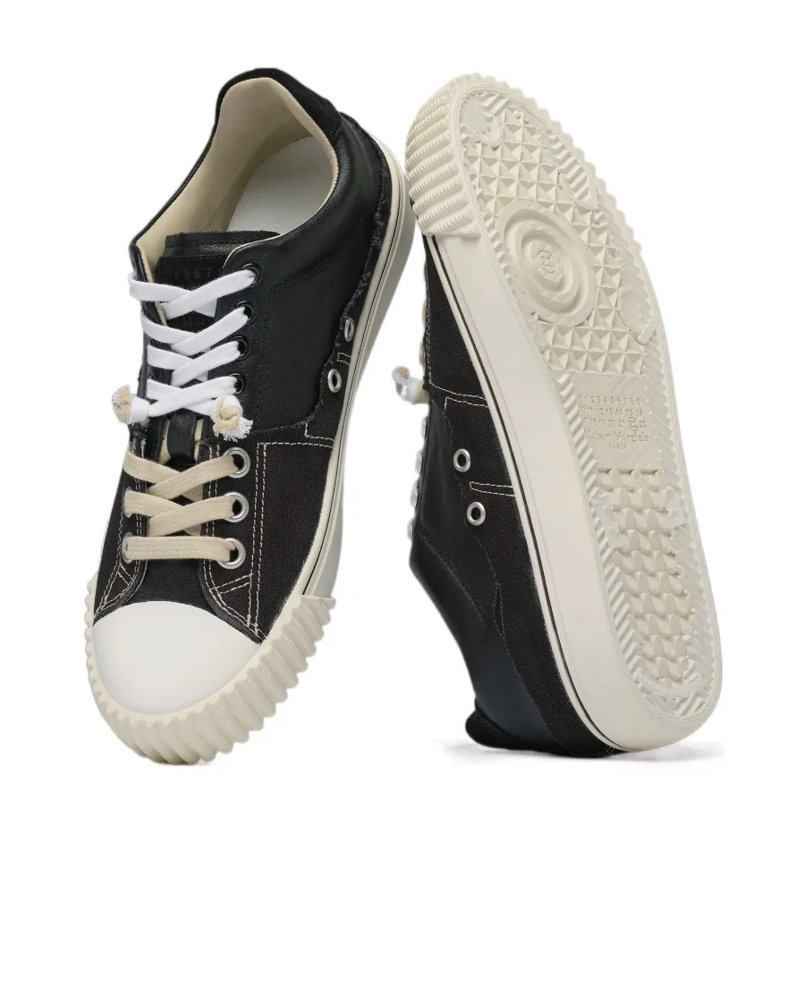 Maison Margiela Round-Toe Lace-Up Sneakers