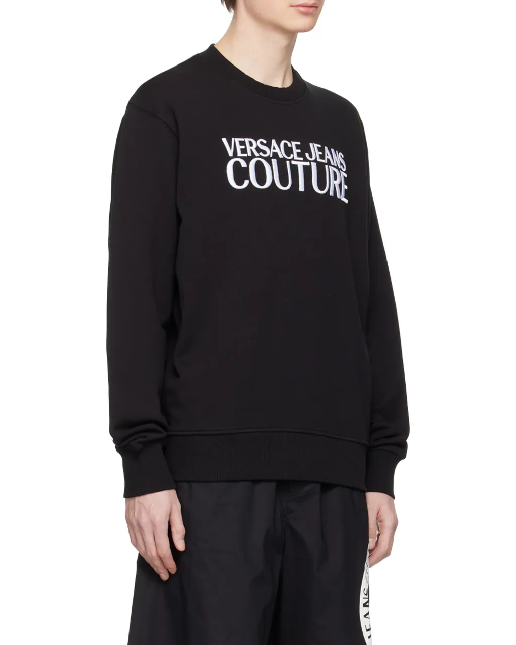 Versace Jeans Couture Logo Embroidered Crewneck Sweatshirt
