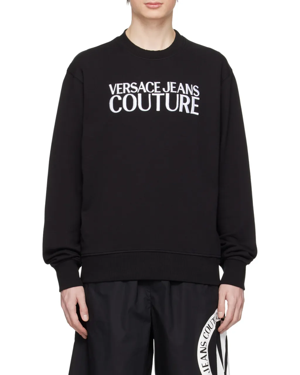 Versace Jeans Couture Logo Embroidered Crewneck Sweatshirt
