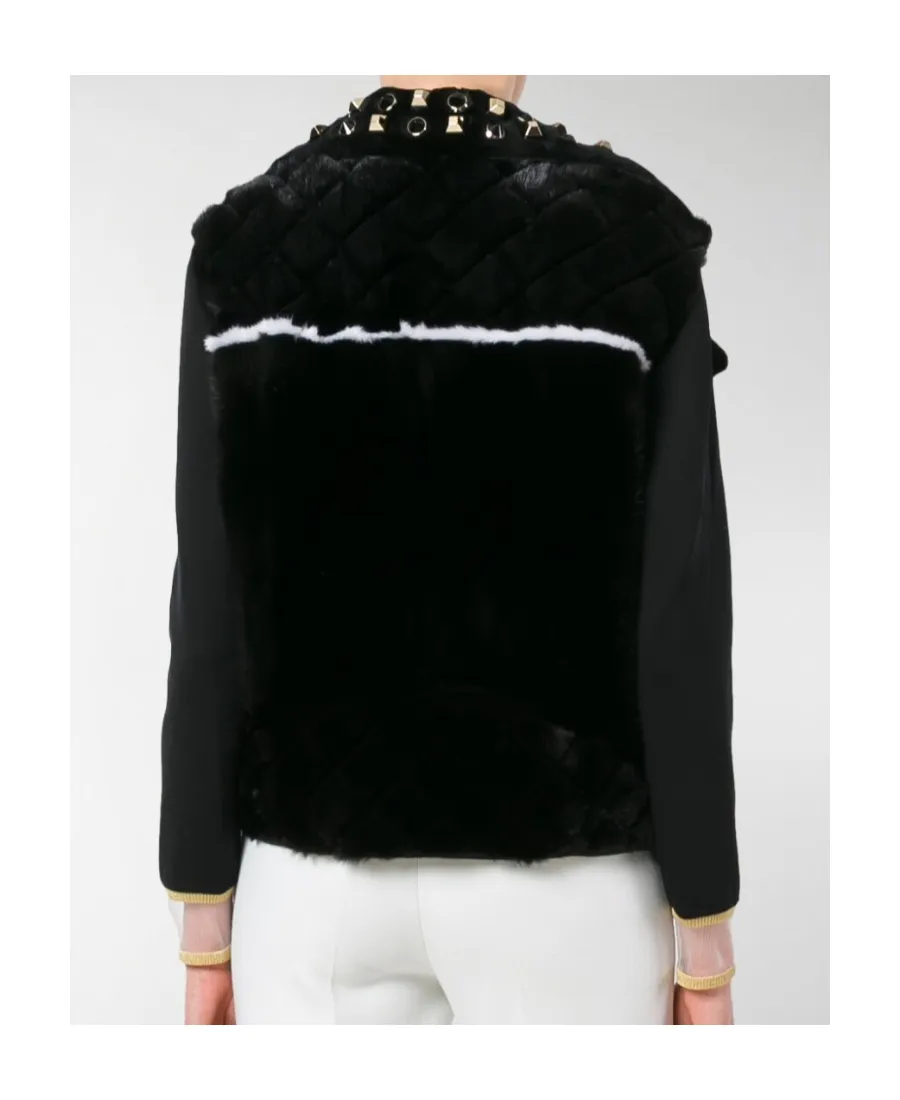 Fendi Stud Embellished Biker Gilet