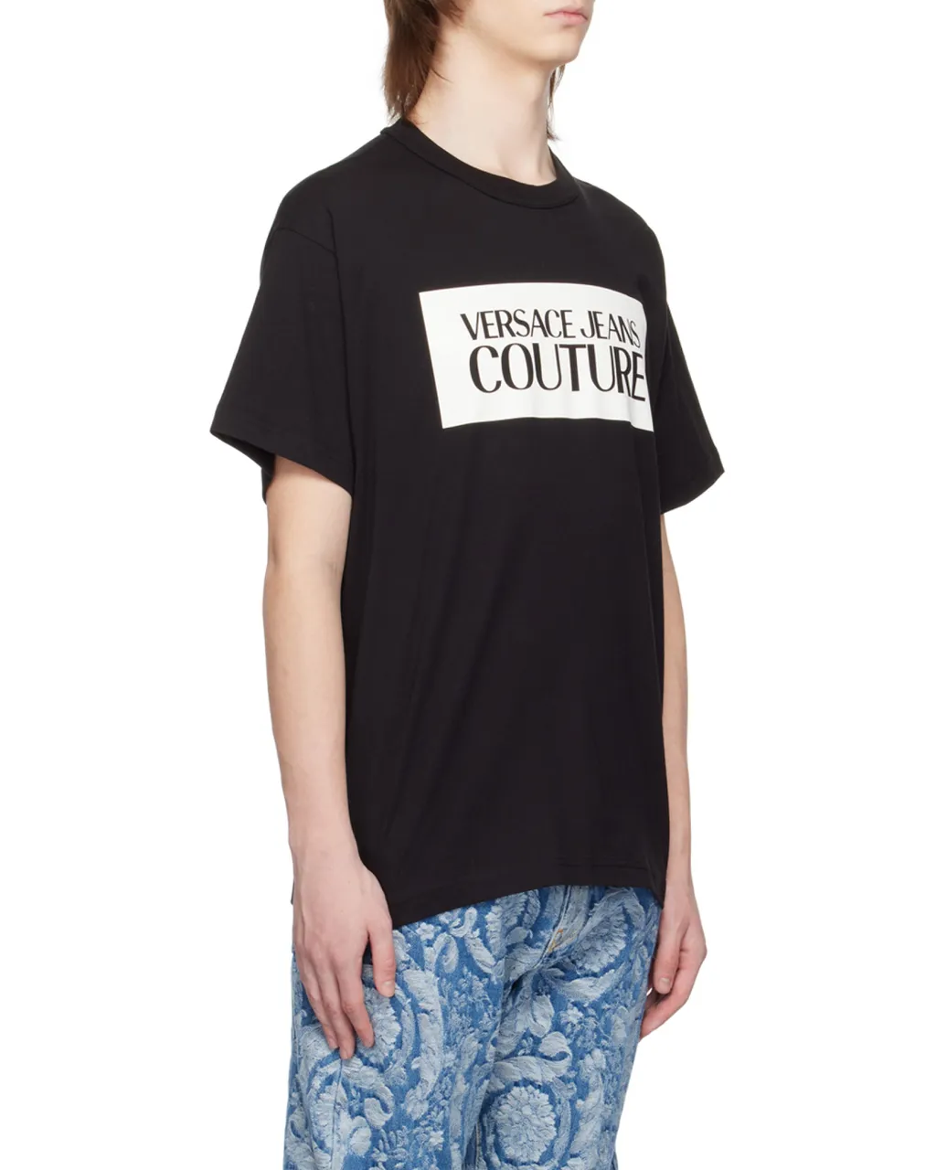 Versace Jeans Couture Logo-Printed Crewneck T-Shirt