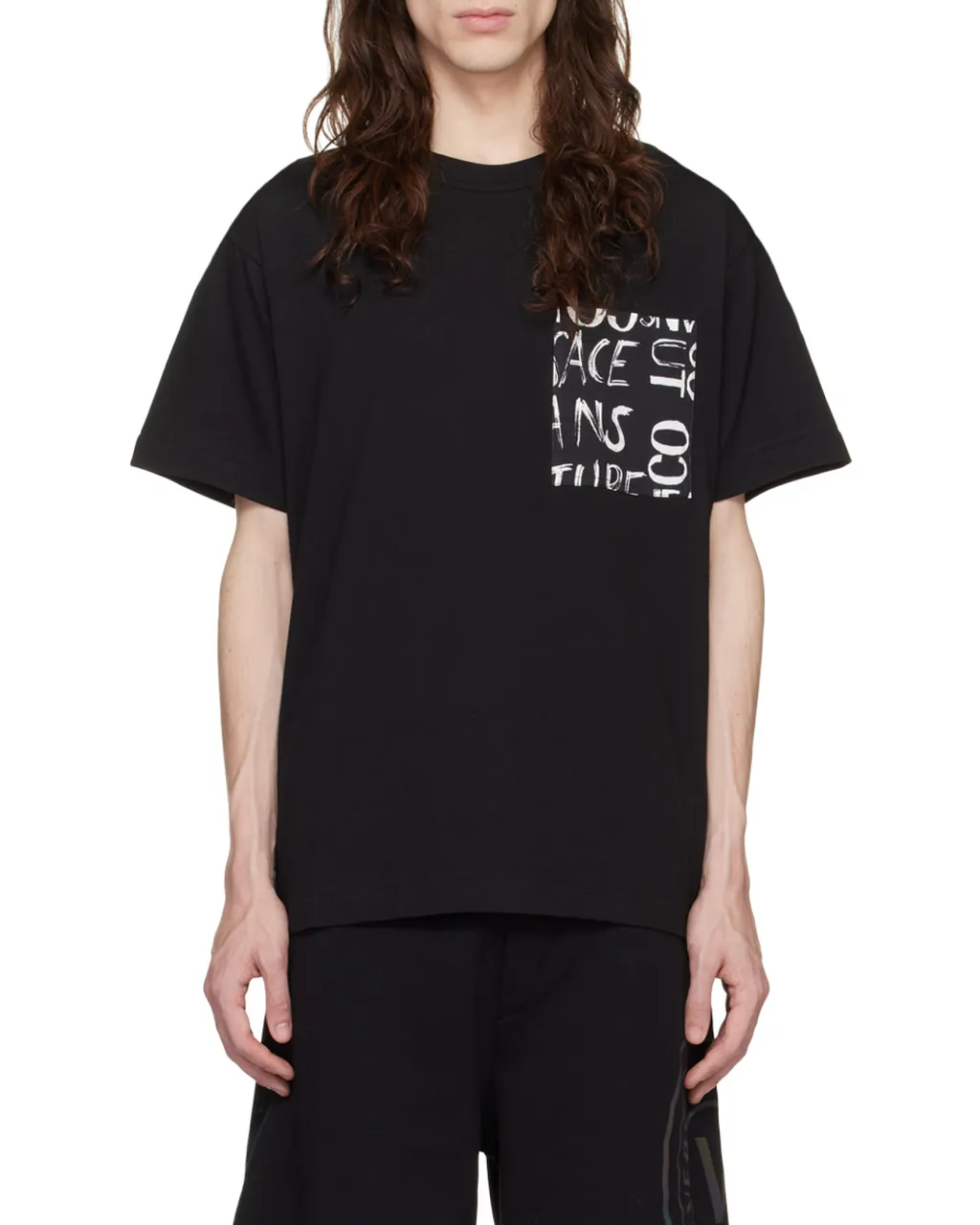 Versace Jeans Couture Graphic Printed Crewneck T-Shirt