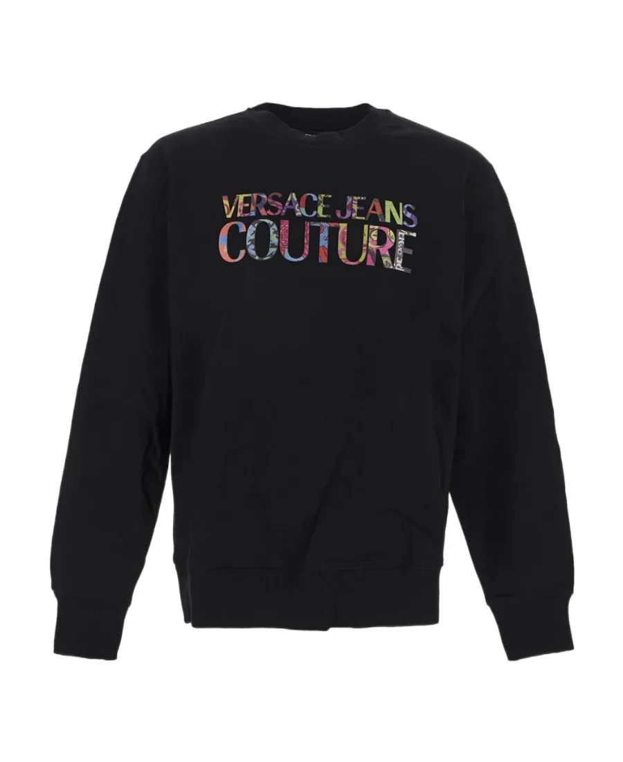Printed Round-Neck Sweater