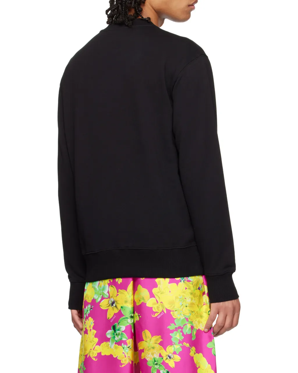 Printed Round-Neck Sweater