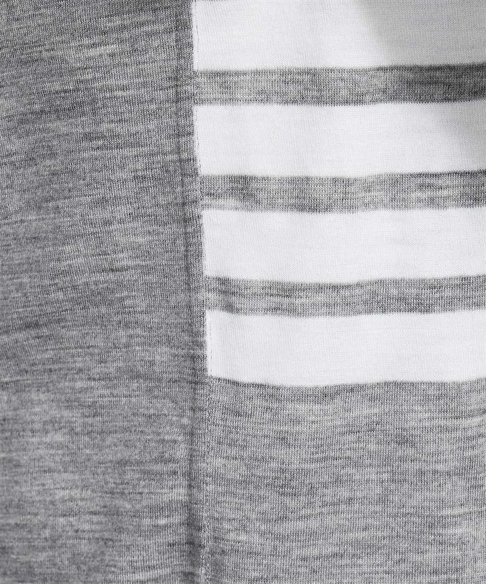 Thom Browne Logo Patch Crewneck T-Shirt