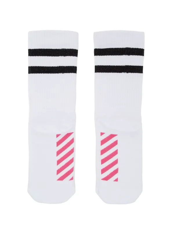 Striped Logo Socks