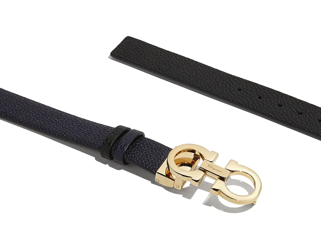 Salvatore Ferragamo Gancini Reversible Belt