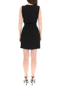 Dsquared2 Belted V-Neck Dress