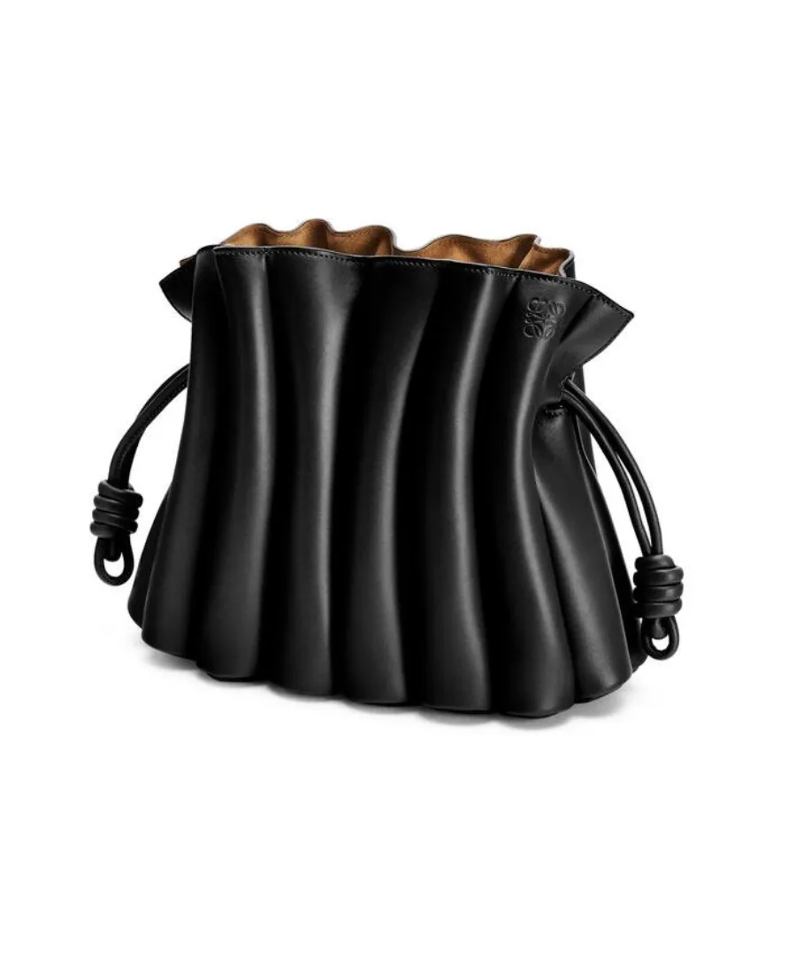 Flamenco Ondas Clutch Bag In Smooth Calfskin