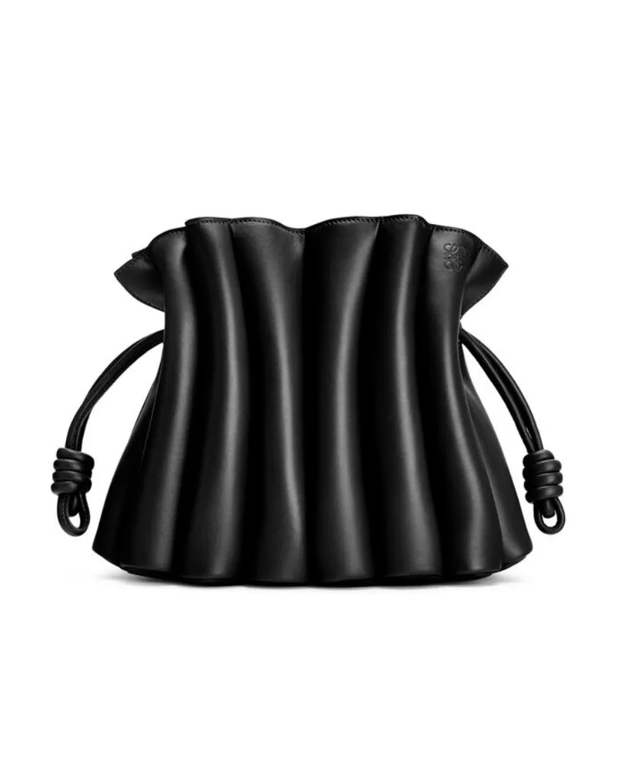 Flamenco Ondas Clutch Bag In Smooth Calfskin