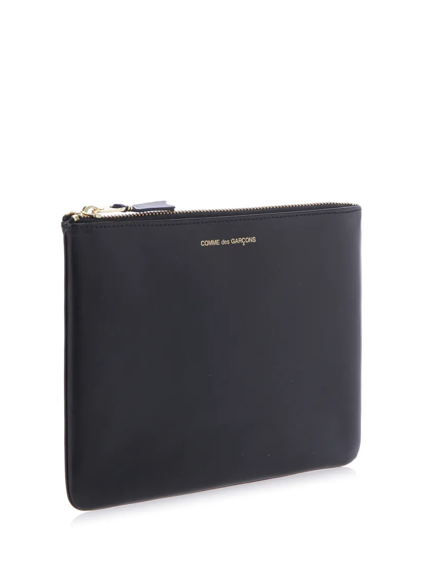 Comme Des GarÇOns Wallet Logo Printed Pouch