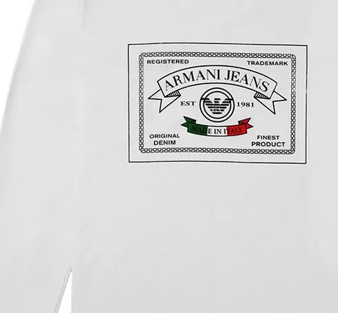 T-Shirt With Round Neck And Long Sleeves