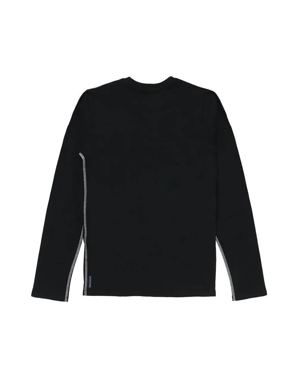 Round Collar And Long-Sleeved T-Shirt