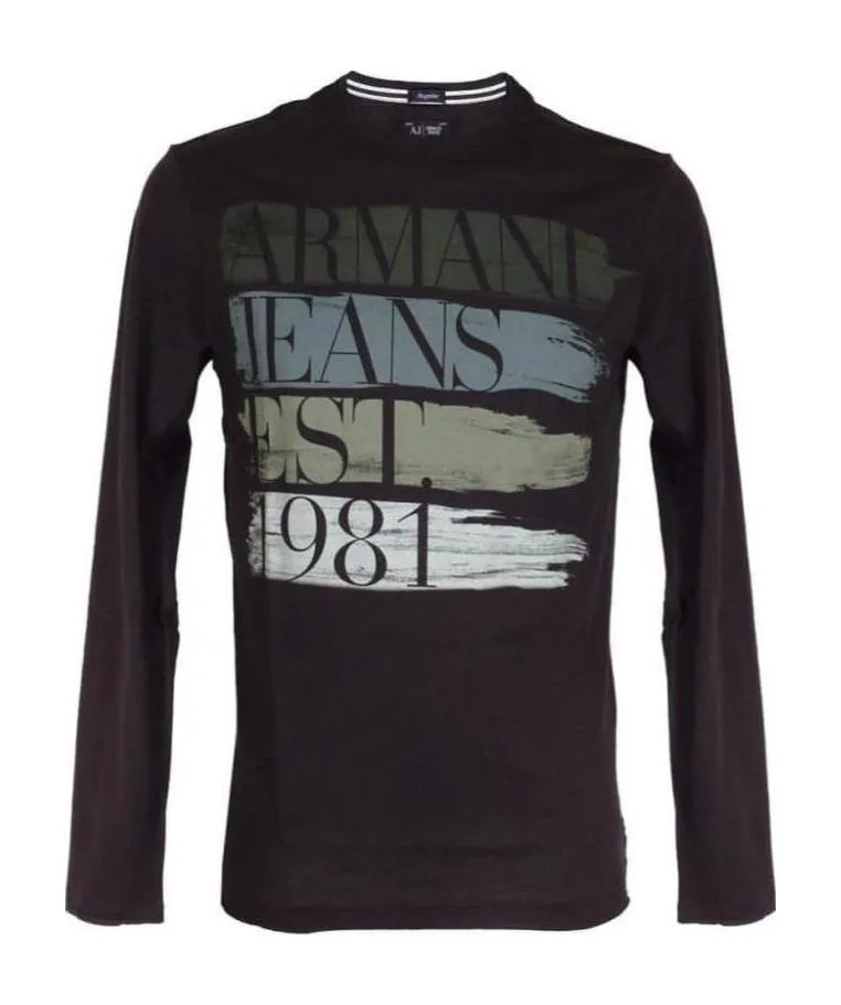 Round Collar And Long-Sleeved T-Shirt