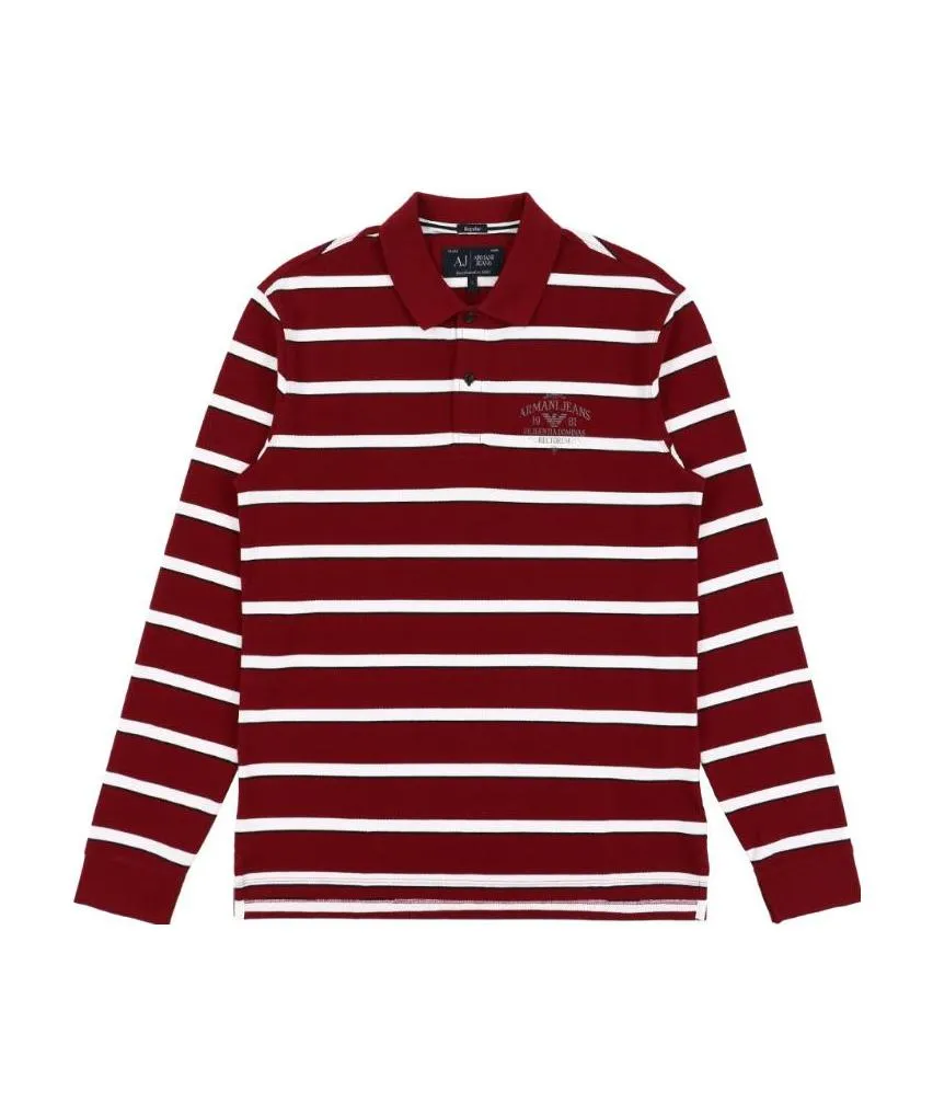 Logo Striped Polo Shirt