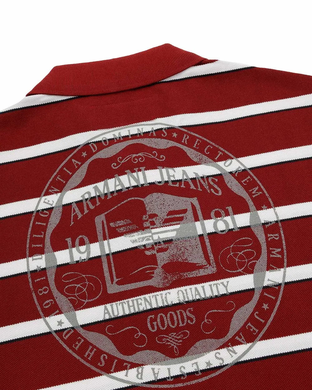 Logo Striped Polo Shirt