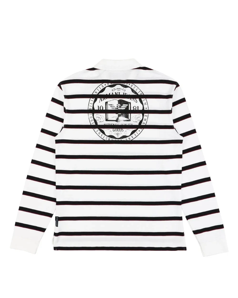 Logo Striped Polo Shirt