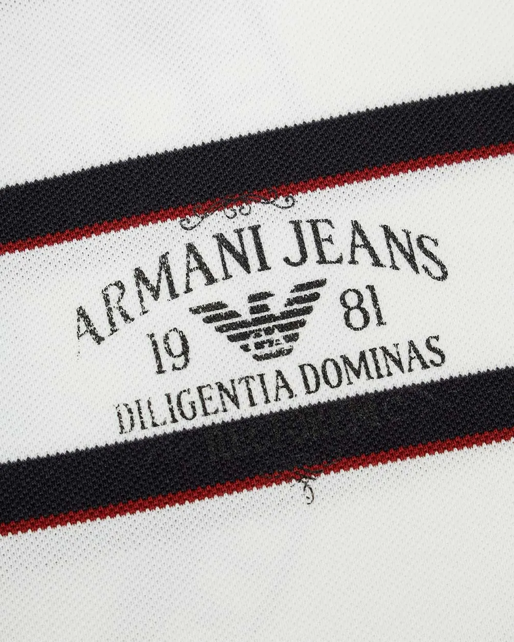 Logo Striped Polo Shirt