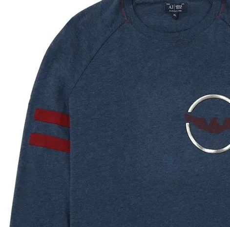 T-Shirt With Round Neck And Long Sleeves