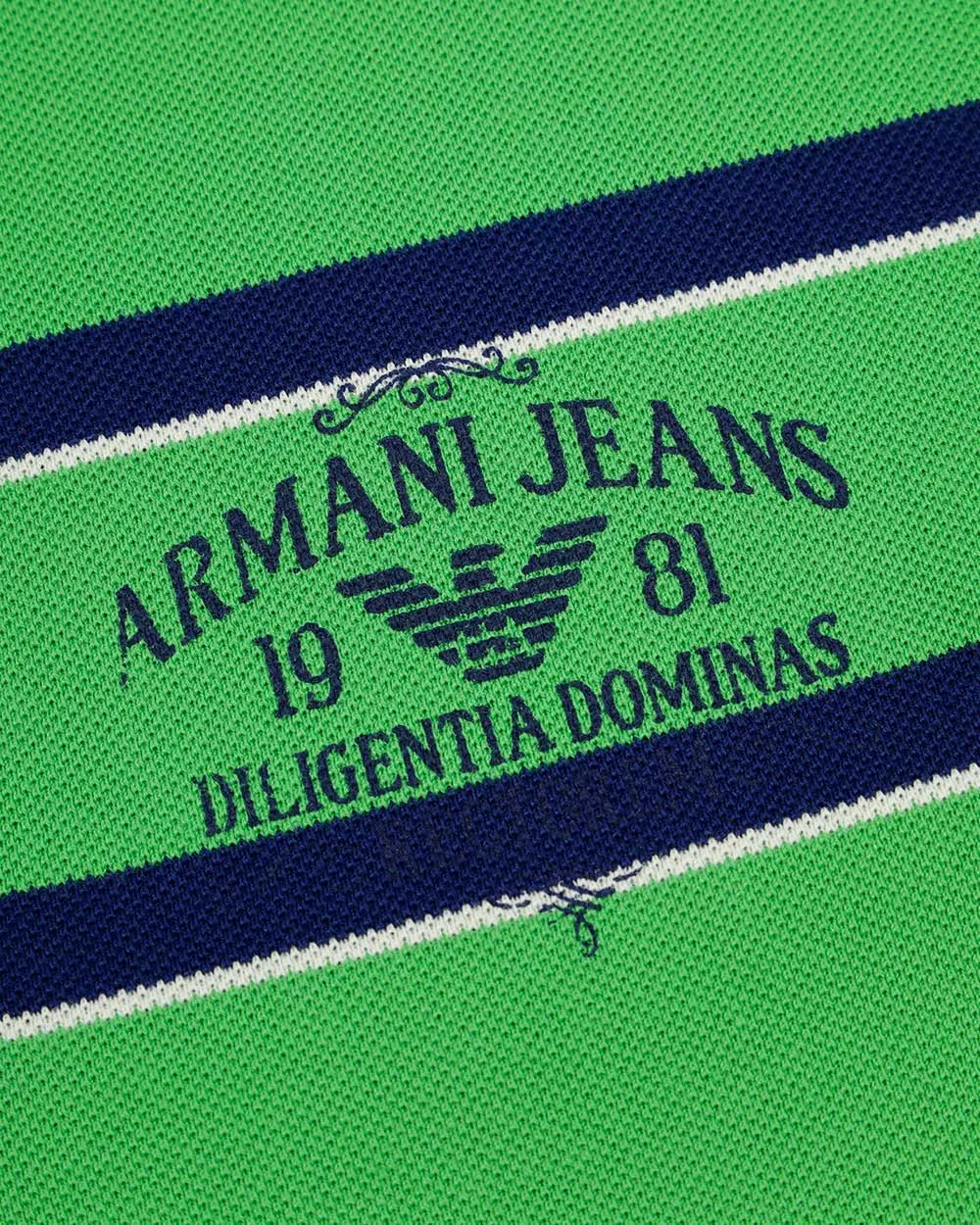 Logo Striped Polo Shirt