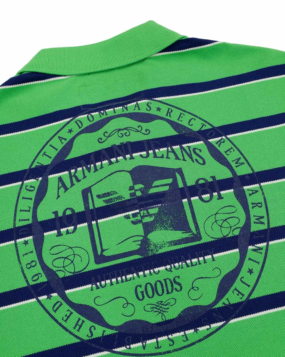 Logo Striped Polo Shirt