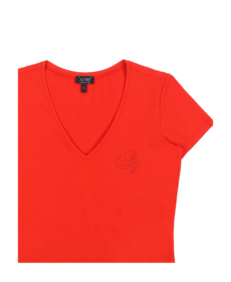 V-Neck Logo T-Shirt