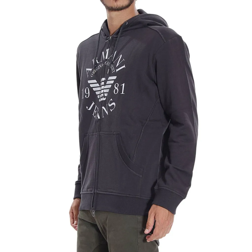 Hooded Long-Sleeved Casual Jacket