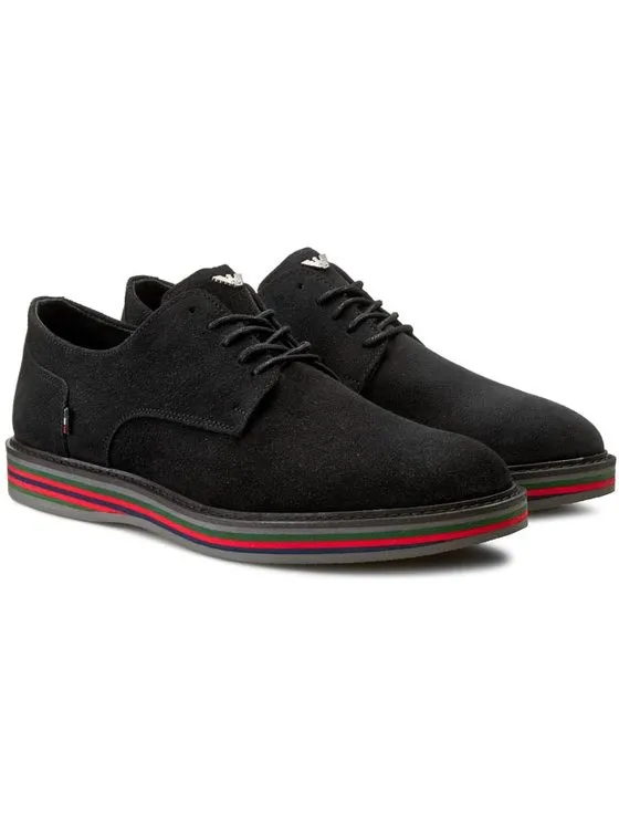 Logo Details Business Casual Shoes