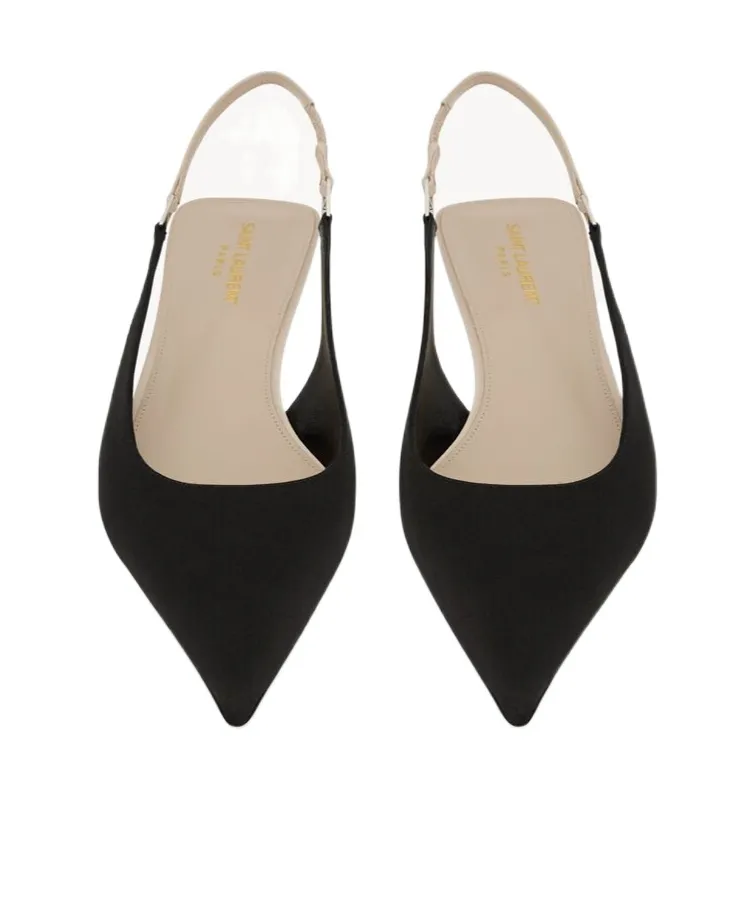 Saint Laurent Cherish Slingback Pumps