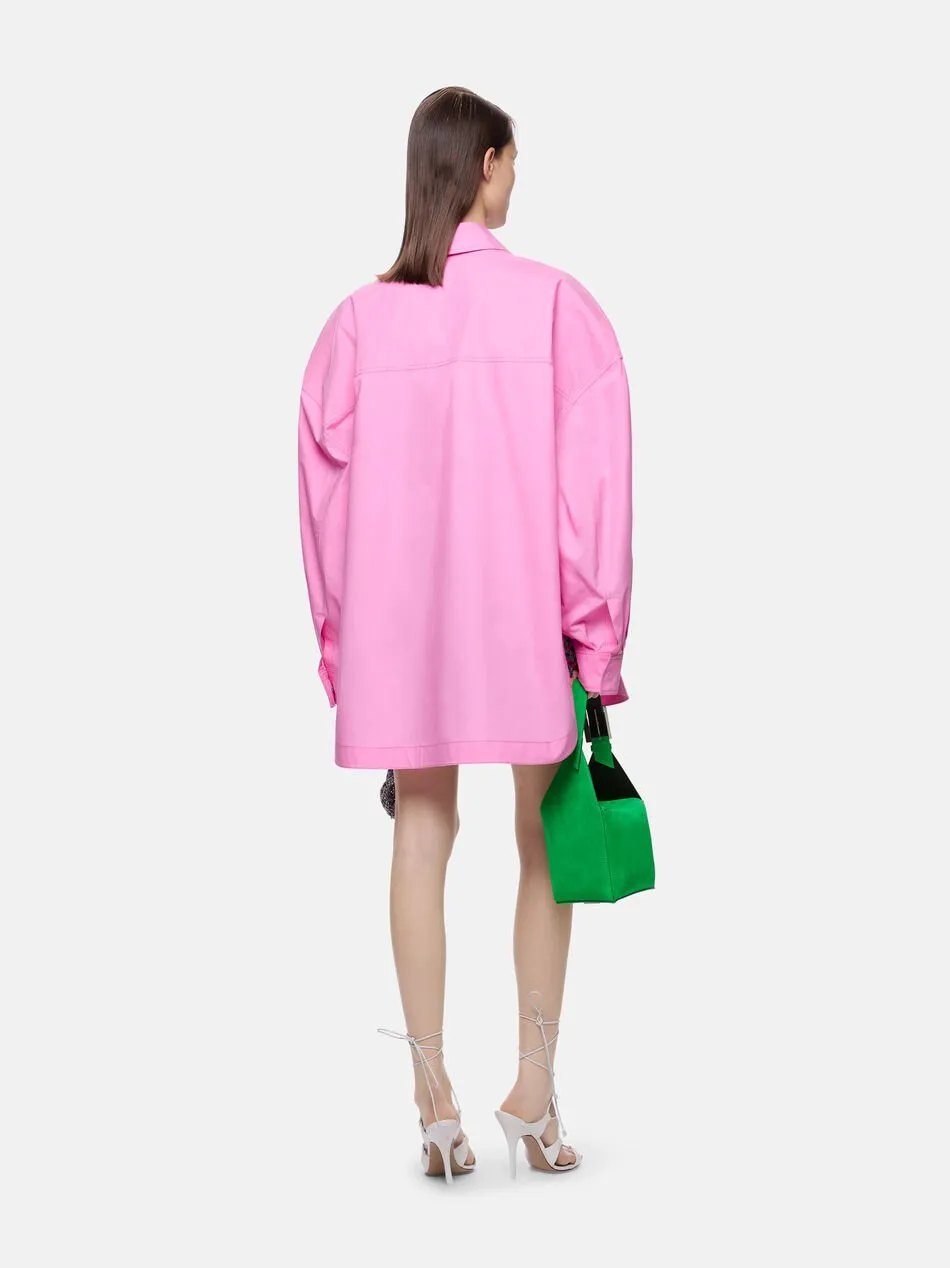 Woven Asymmetric Miniskirt