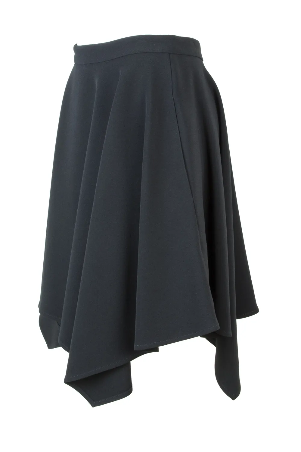 Draped Asymmetric Skirt