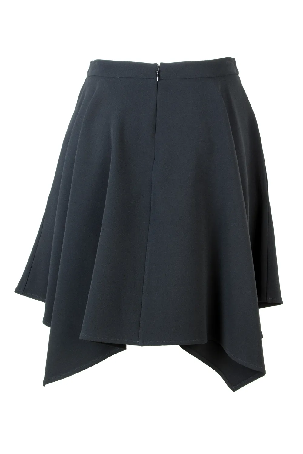 Draped Asymmetric Skirt