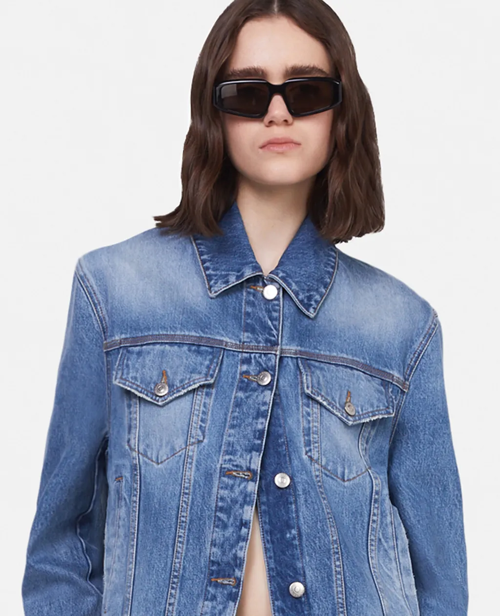 Stella Mccartney Button Down Denim Jacket