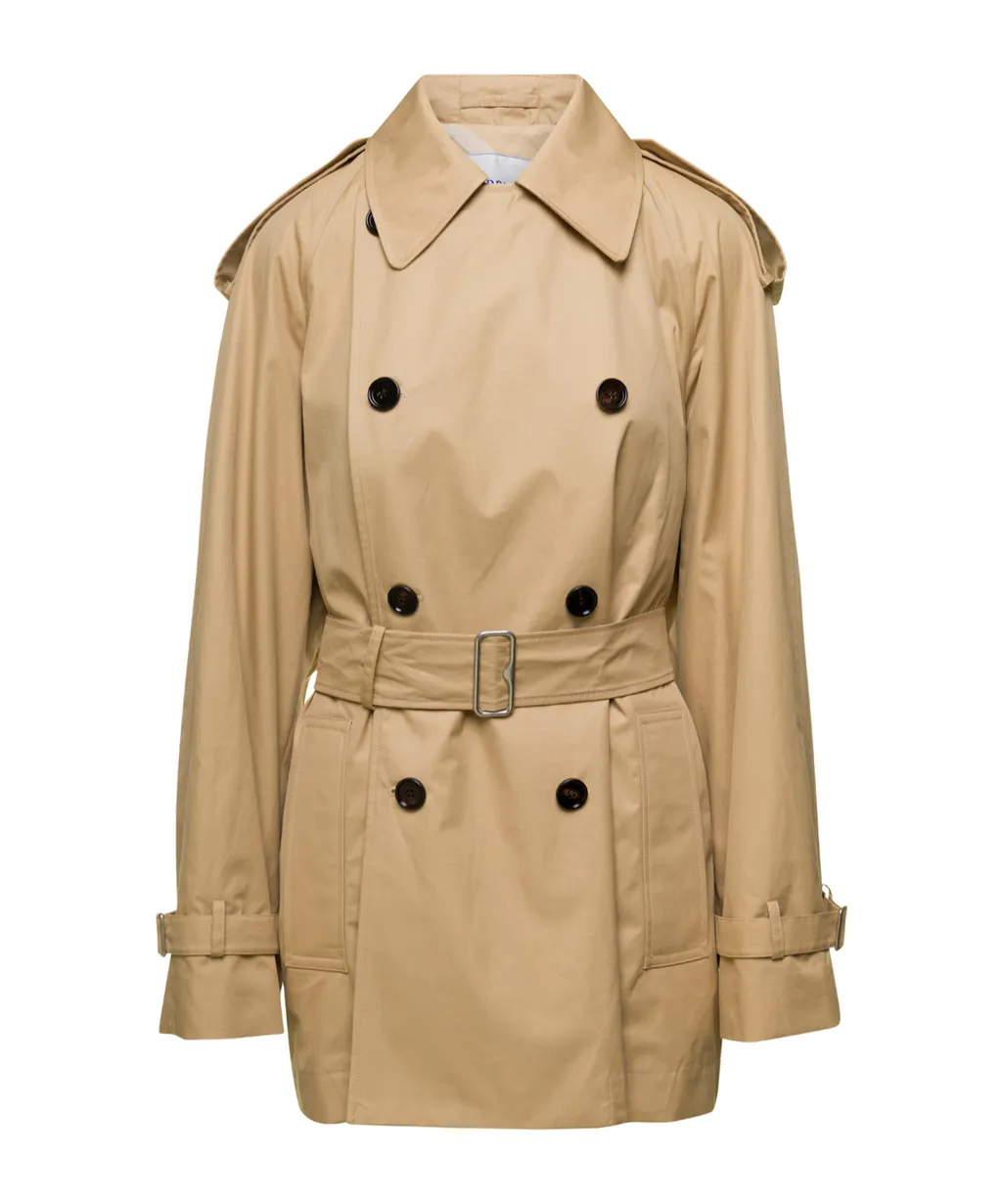 Burberry Double-Breasted Belted Trench Coat
